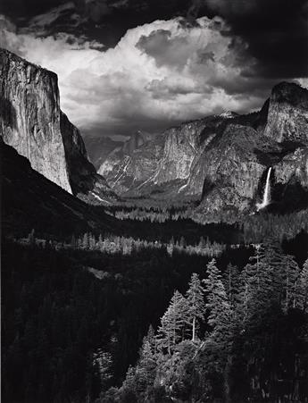 ANSEL ADAMS (1902-1984) Thunderstorm, Yosemite, California.                                                                                      